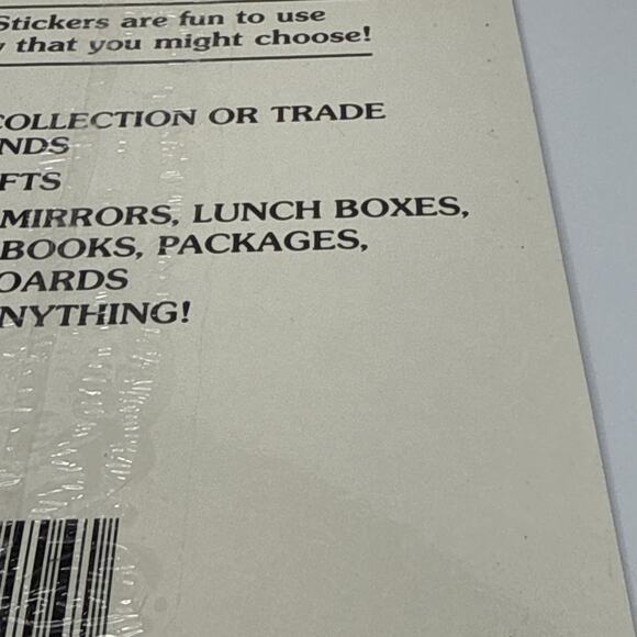 MINT NOS 1983 Hallmark Scratch ’N Sniff Stickers - Strawberry Scent/Theme - Picture 12 of 14